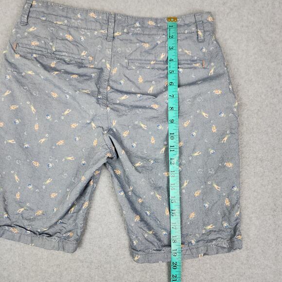 Mavi Shorts Mens Size 31 Flat Front Chino Summer Graphic Pattern - Picture 10 of 12